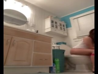 Teen damsel Sitting on Toilet, Free x rated video show 8b | xHamster