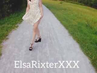 Mój marvellous spacer w the park publiczne błyskowy elsarixtetxxx | xhamster