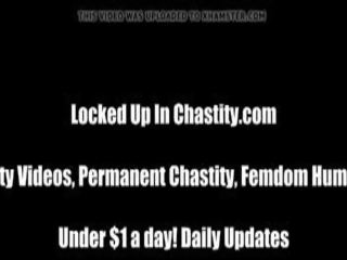 We will Lock You in a Chastity Device for Life: HD xxx clip cc