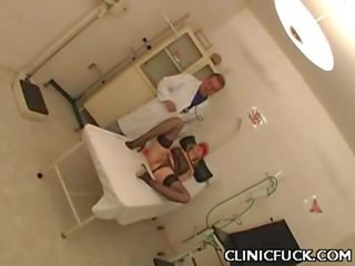 Clinic dirty video Blonde Twat Eaten Out